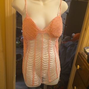 OLE' OLE' VINTAGE BEADED DRESS